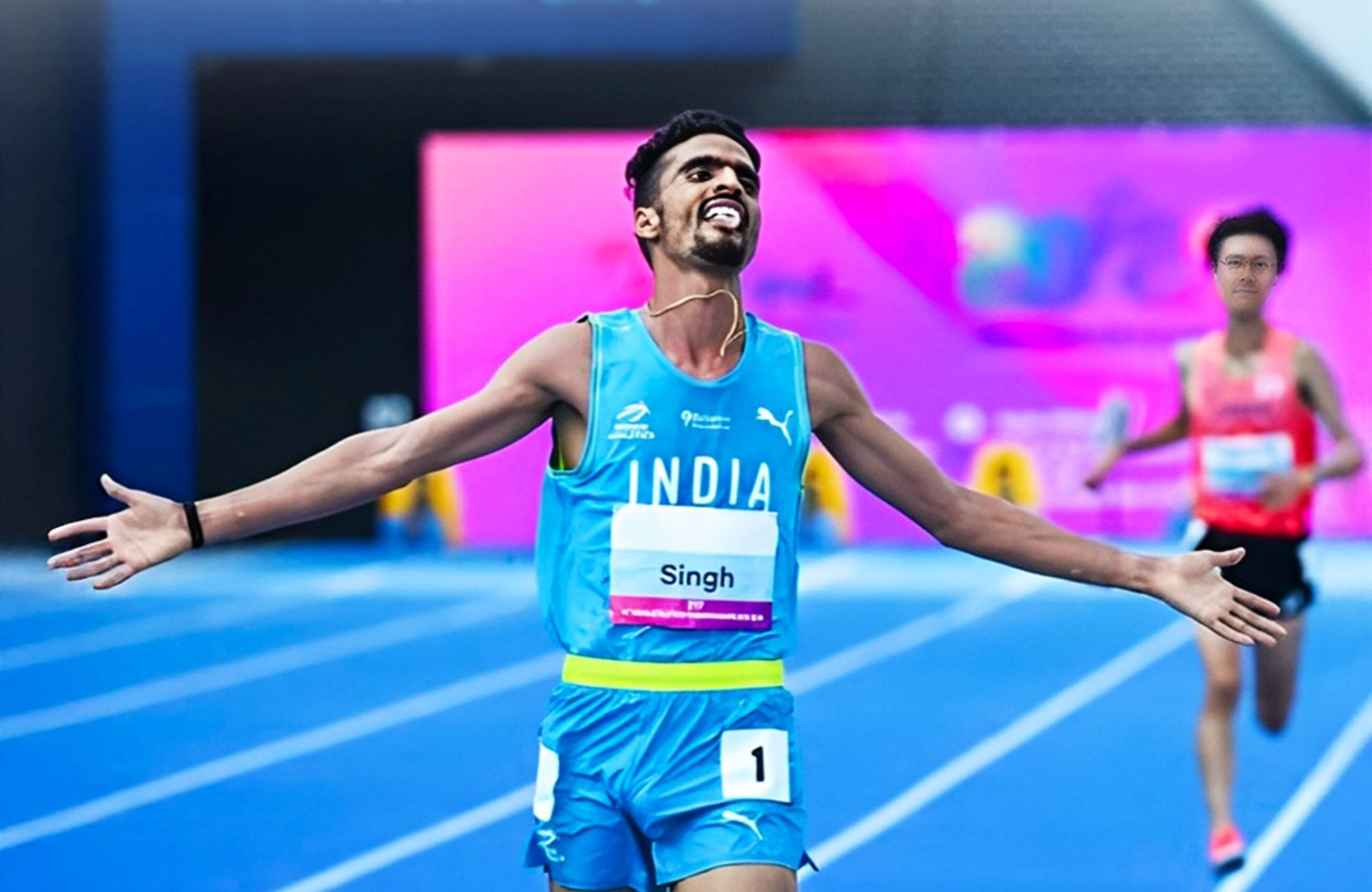 Gulveer Singh at World Athletics Championships 2025.