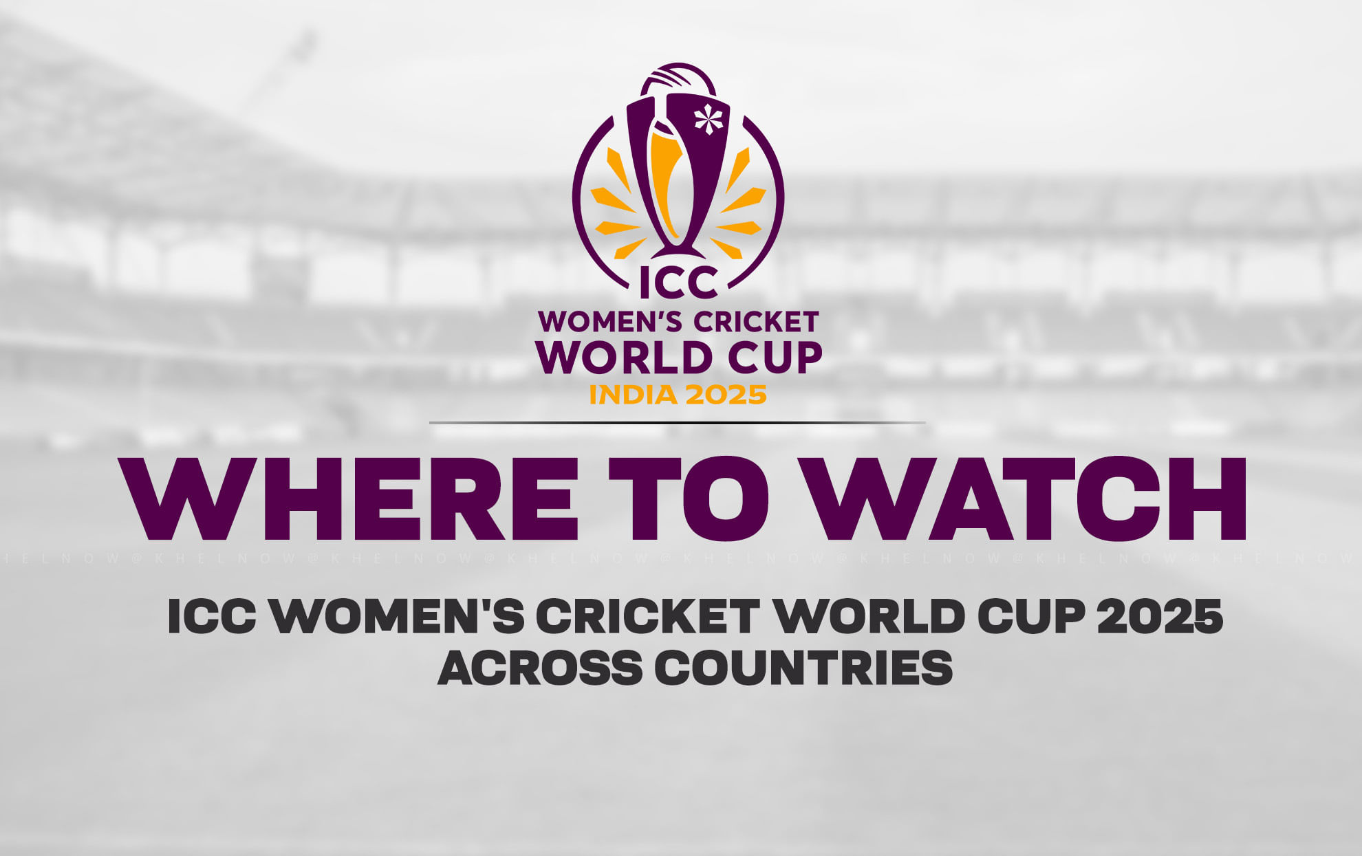 ICC Women's Cricket World Cup 2025: Where to watch across countries? TV and live streaming details