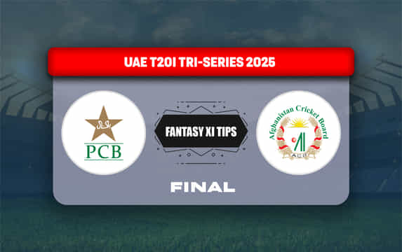 AFG vs PAK Dream11 Prediction, Best Dream11 Playing XI, Today Match Final T20I, UAE T20I Tri-Series 2025