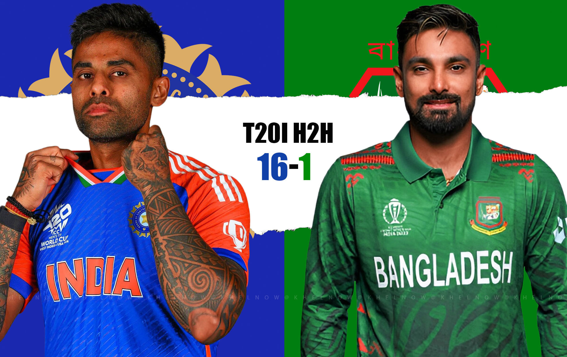 IND vs BAN: Head to head records in T20I cricket