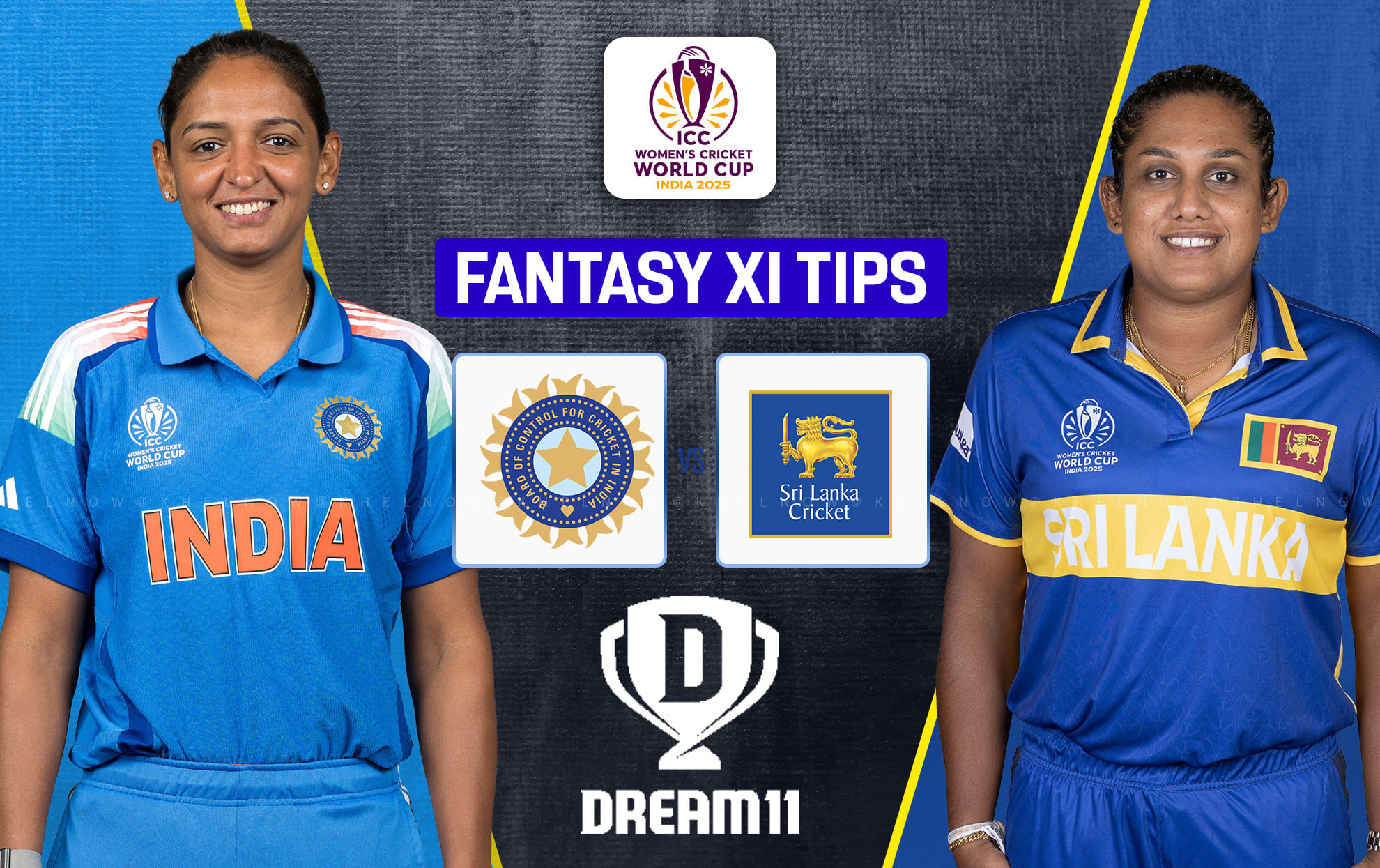 IND vs SL Dream11 Prediction, Best Dream11 Playing XI, Today Match 1, ICC Womens Cricket World Cup 2025