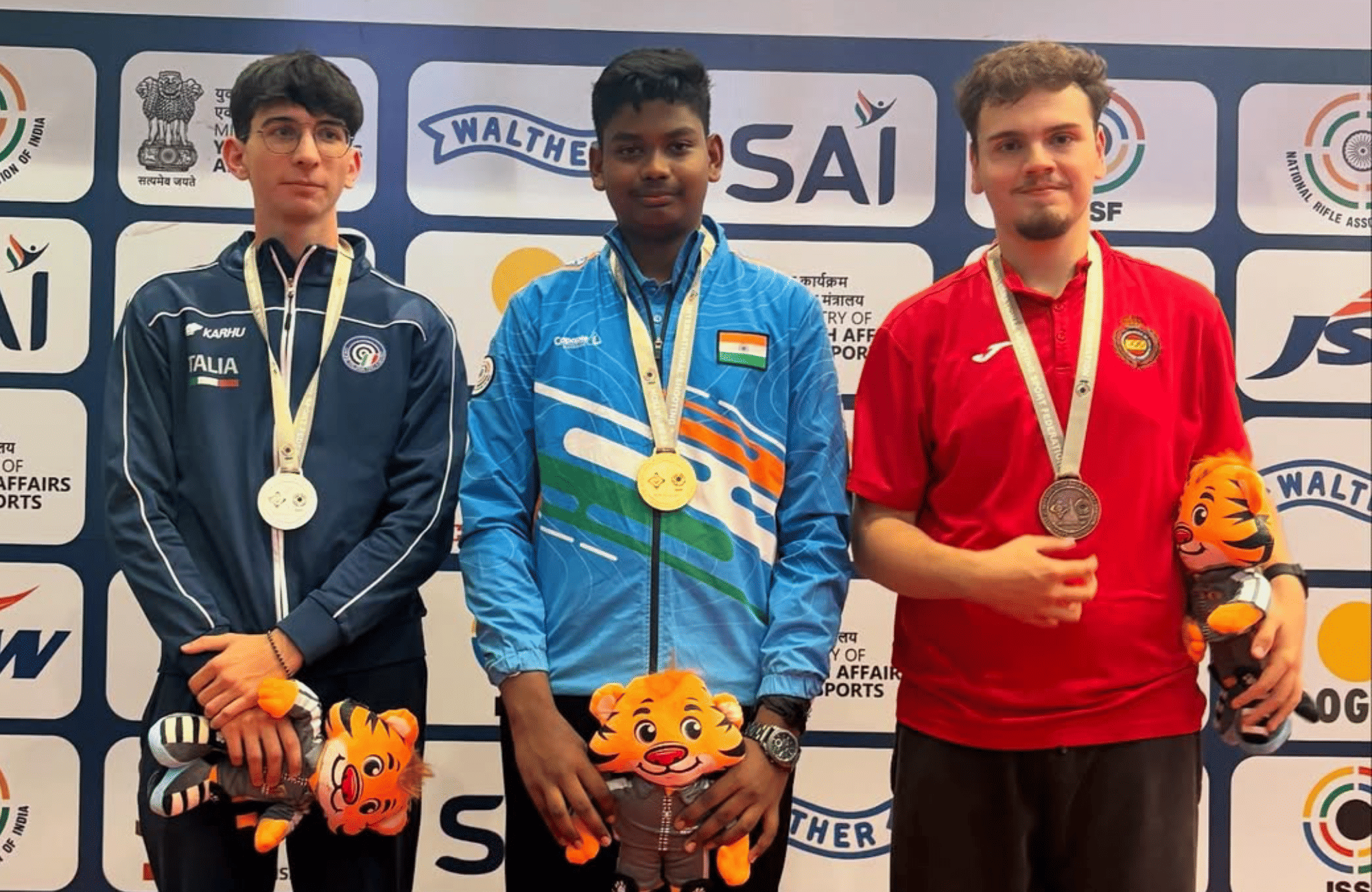 ISSF Junior World Cup 2025: Jonathan Gavin Antony wins men’s 10m air pistol gold in New Delhi