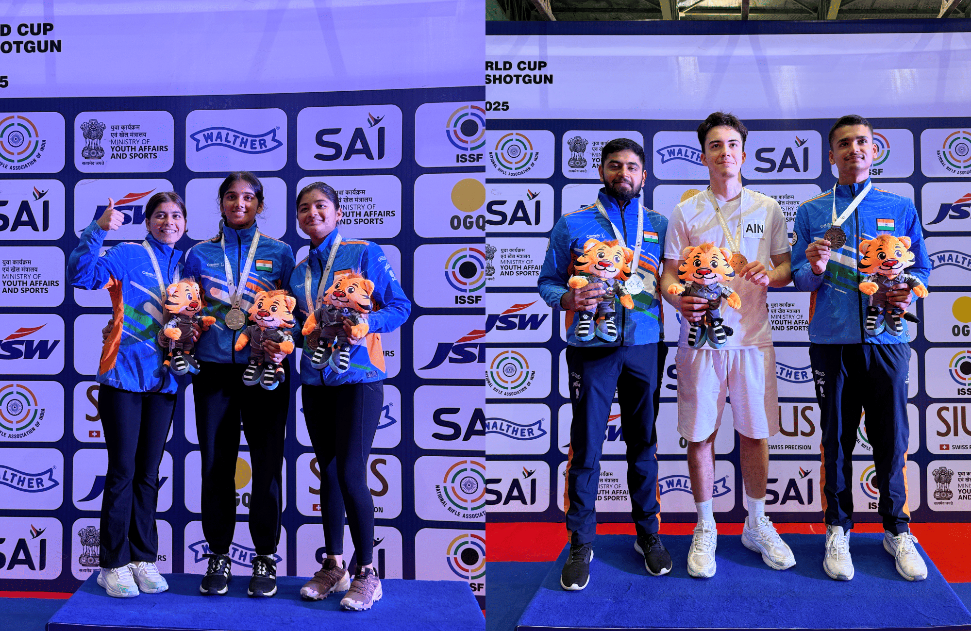 Anushka Thokur, Anshika, Aadhya Agrawal, Deependra Singh Shekhawat, Rohit Kanyan shine at ISSF Junior World Cup 2025