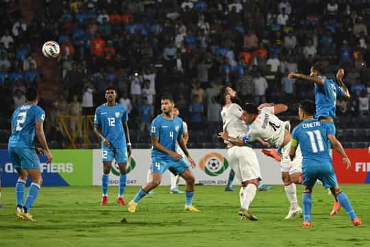 What happened when Indian football team last faced Afghanistan?