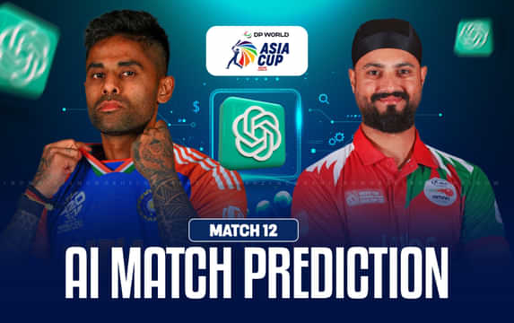 IND vs OMN Match Prediction: Who will win match 12 of Asia Cup 2025? AI Prediction