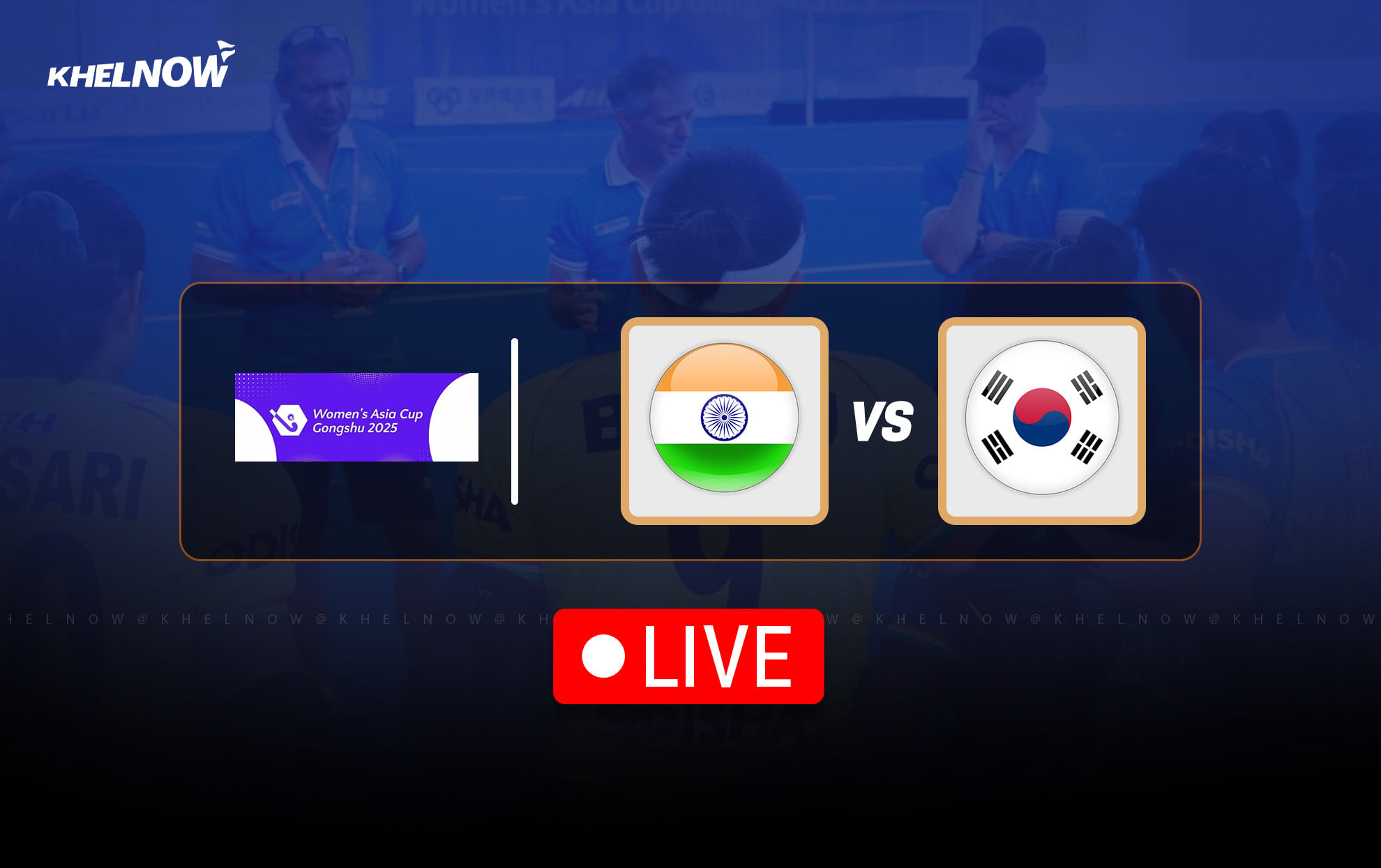India vs South Korea Live Updates, Women's Hockey Asia Cup 2025