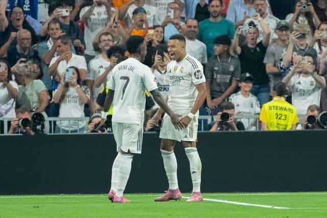 Kylian Mbappe Vinicius Jr Real Madrid LaLiga