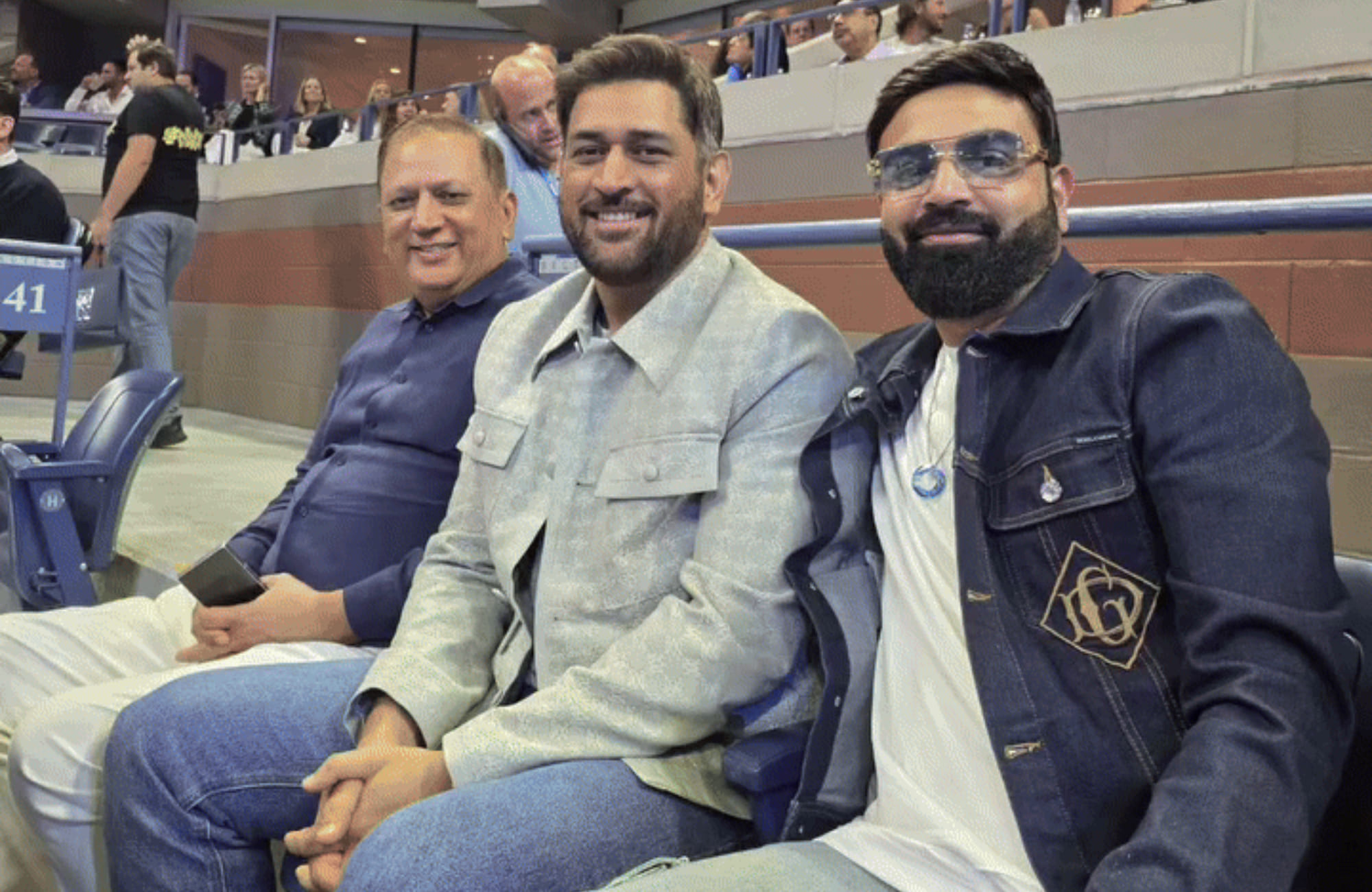 Watch: MS Dhoni at US Open; Mahi watches Novak Djokovic beat Taylor Fritz to reach milestone semi-final