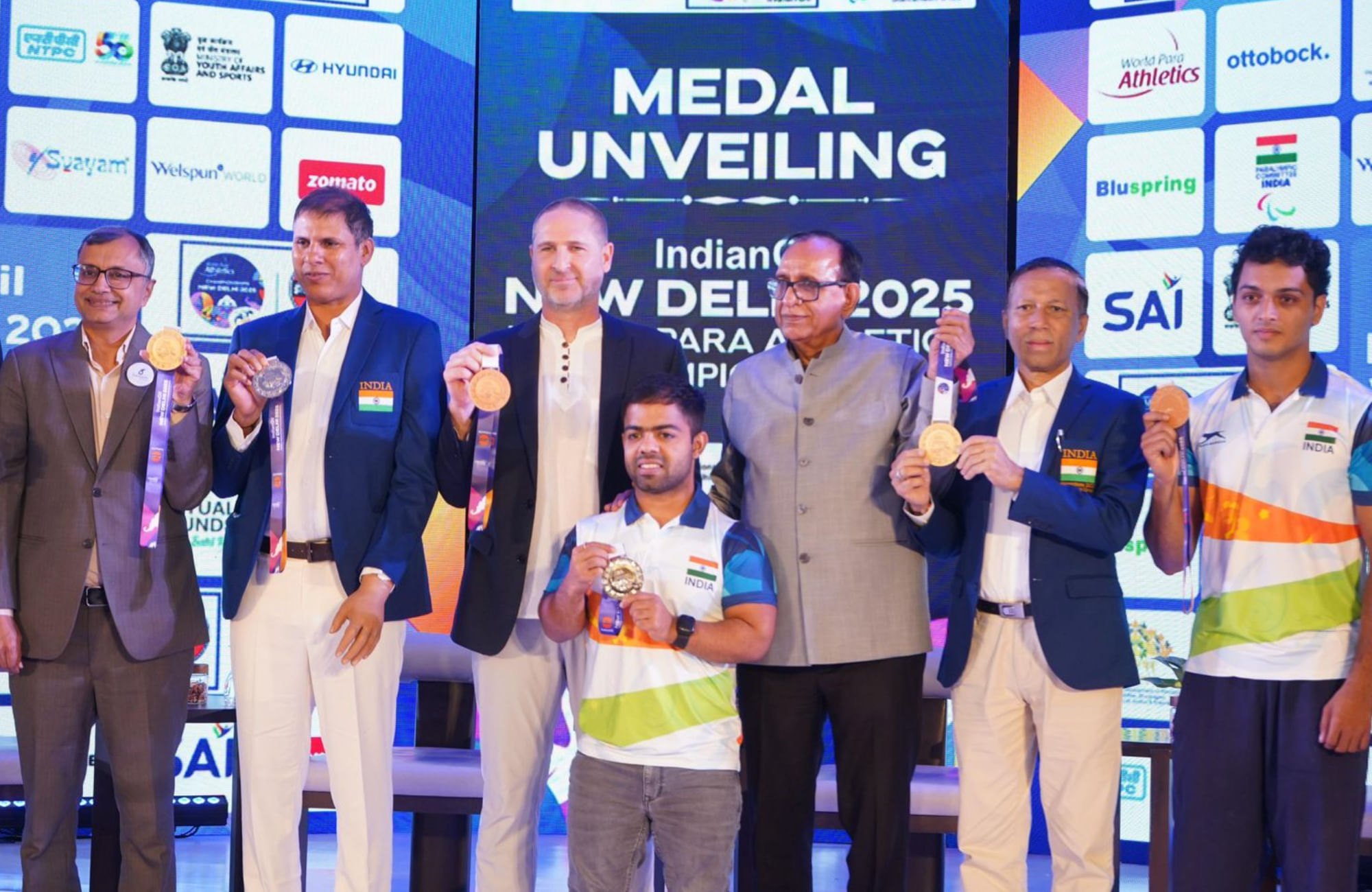 Medals for World Para Athletics Championships 2025 unveiled, celebrating Indian traditions and inclusivity