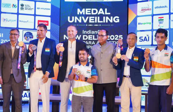Medals for World Para Athletics Championships 2025 unveiled, celebrating Indian traditions and inclusivity