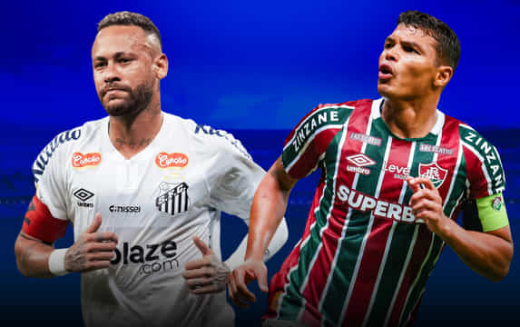 [WATCH] Neymar & Thiago Silva share playful moment during Santos vs Fluminense game