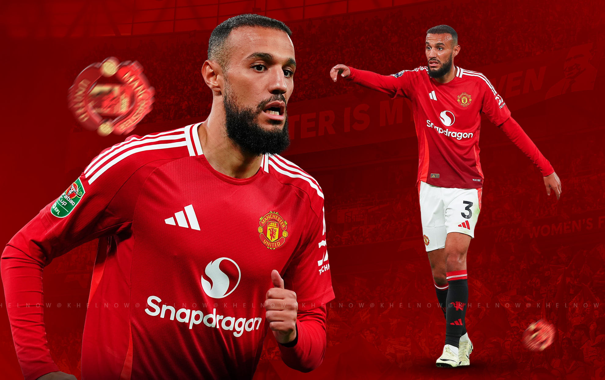 Noussair Mazraoui absent from Manchester United training ahead of Brentford clash