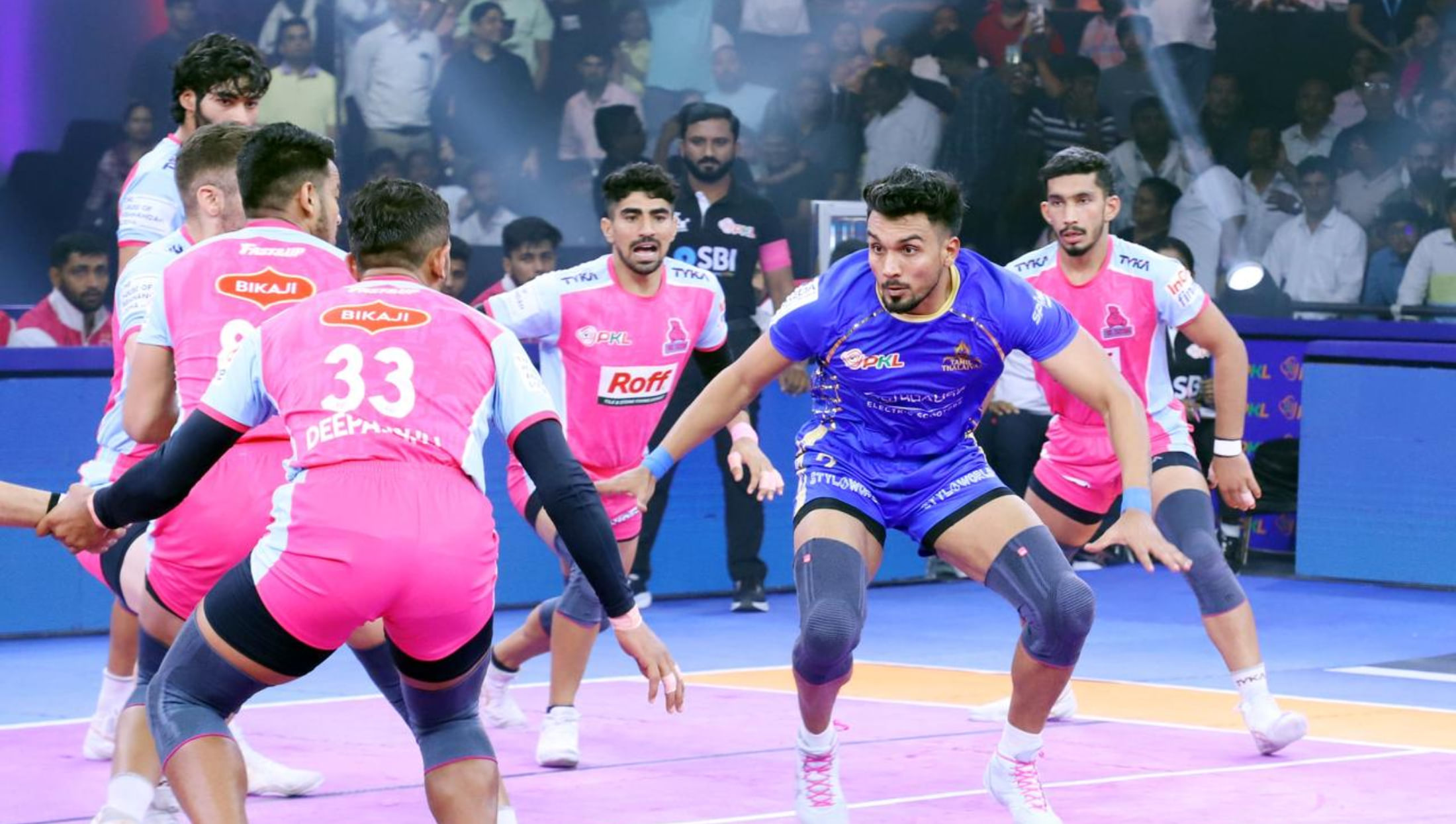 PKL 12: Arjun Deshwal shines as Tamil Thalaivas end second leg with win over Jaipur Pink Panthers