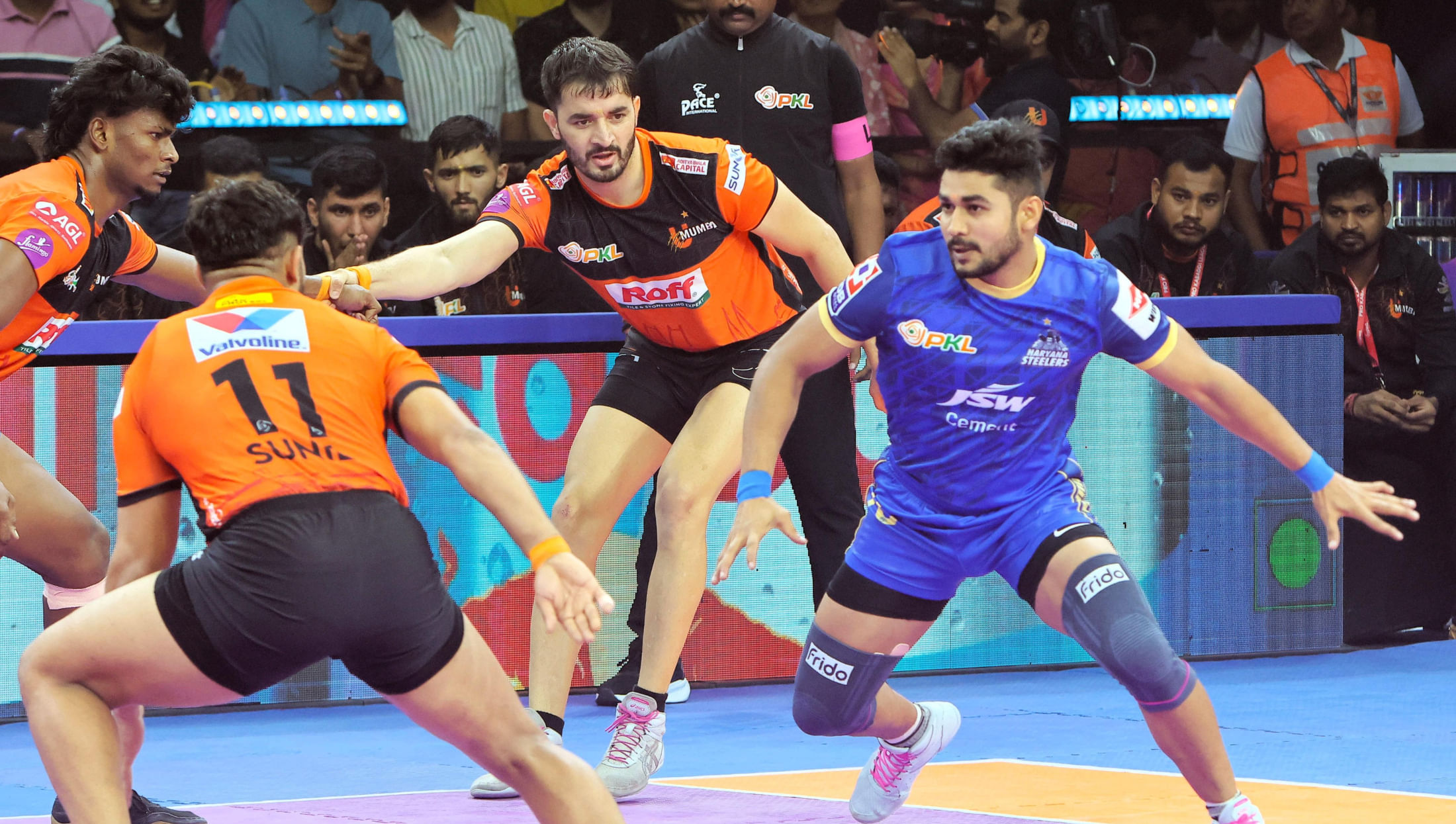 PKL 12: Naveen Kumar shines as Haryana Steelers edge past U Mumba in thrilling tie-breaker