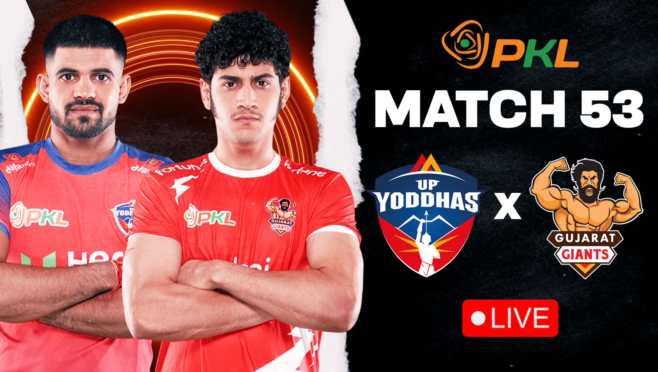 PKL 12: Where & how to watch UP Yoddhas vs Gujarat Giants, Match 53 of Pro Kabaddi 2025