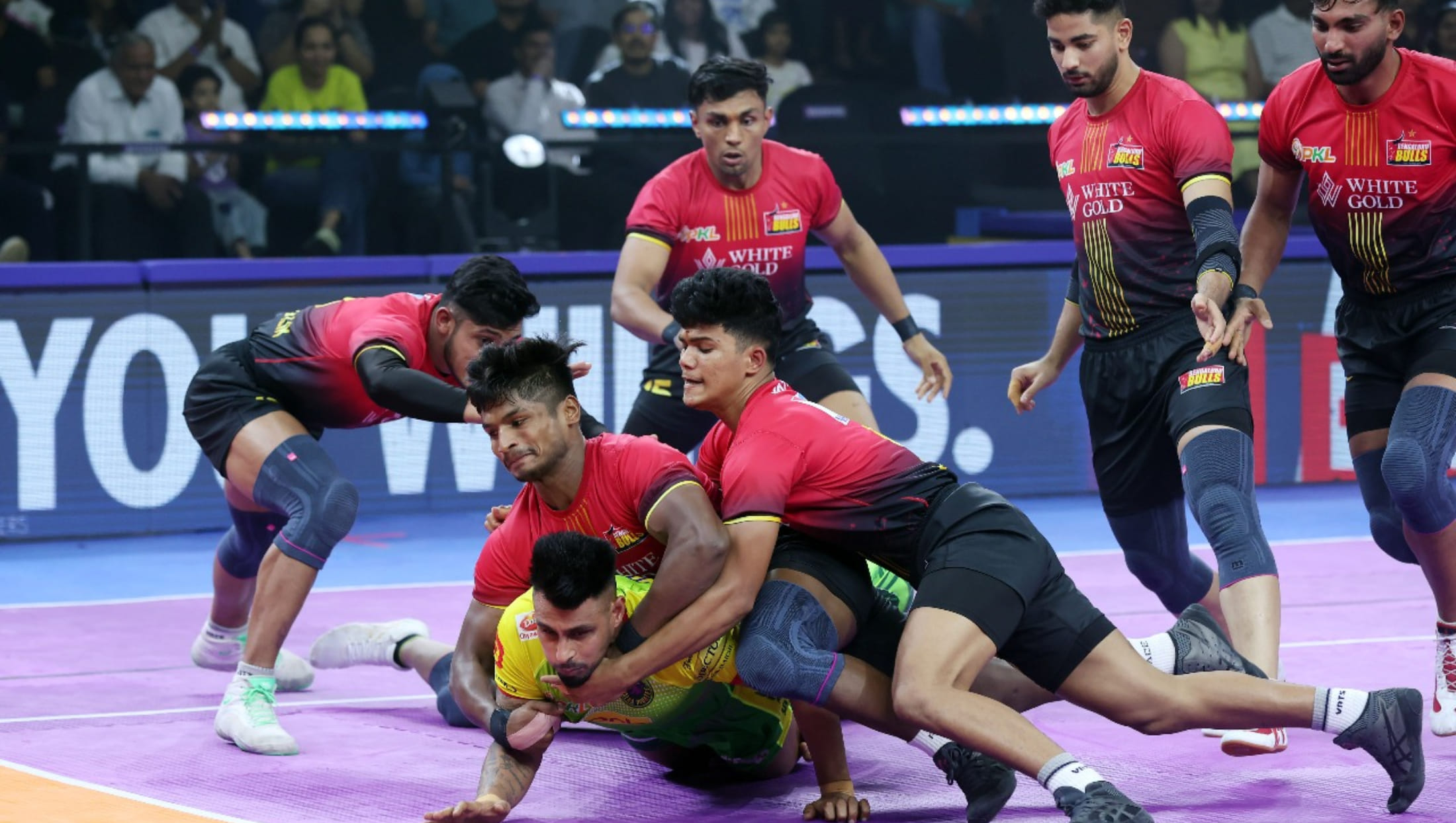 PKL 12: Bengaluru Bulls clinch first win by thrashing Patna Pirates