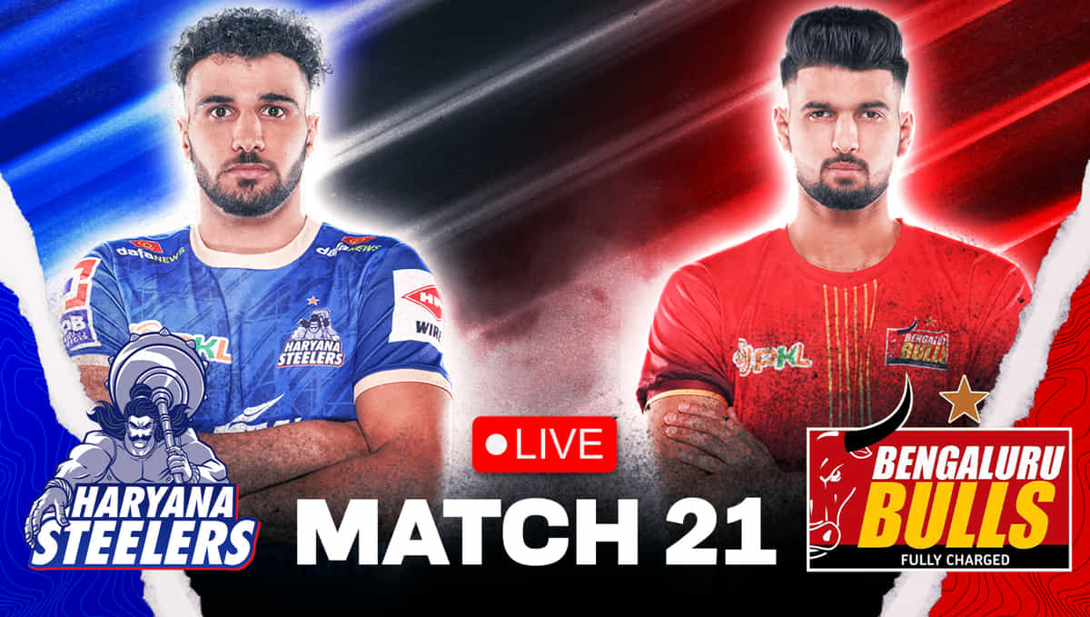 PKL 12 LIVE: Haryana Steelers vs Bengaluru Bulls | Puneri Paltan vs Patna Pirates