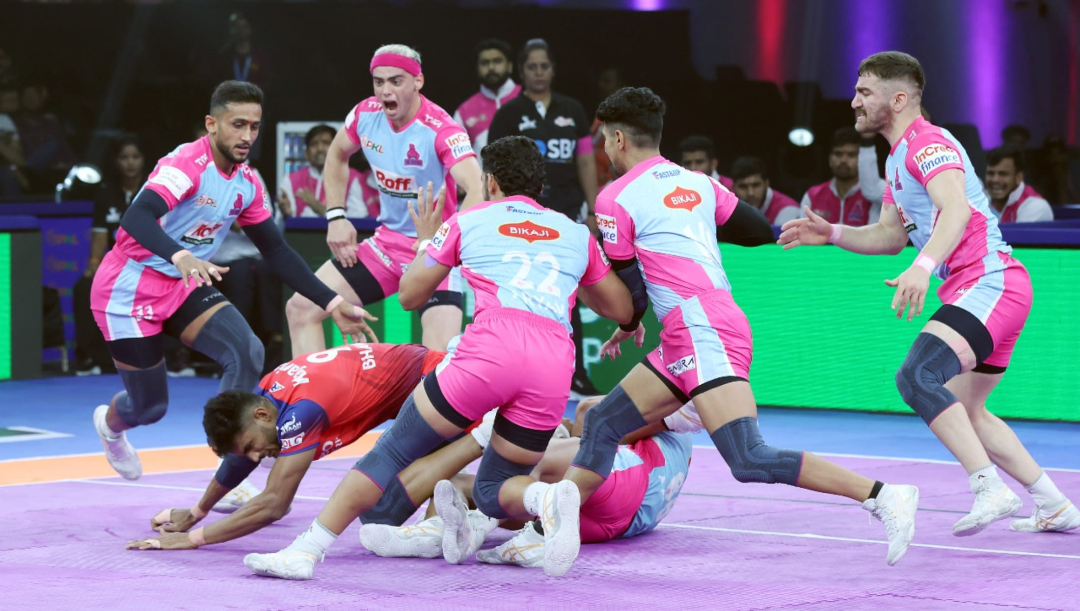 PKL 12: Jaipur Pink Panthers register first win on home by thrashing UP Yoddhas