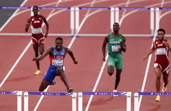 Rai Benjamin wins men’s 400m hurdles gold at World Athletics Championships 2025