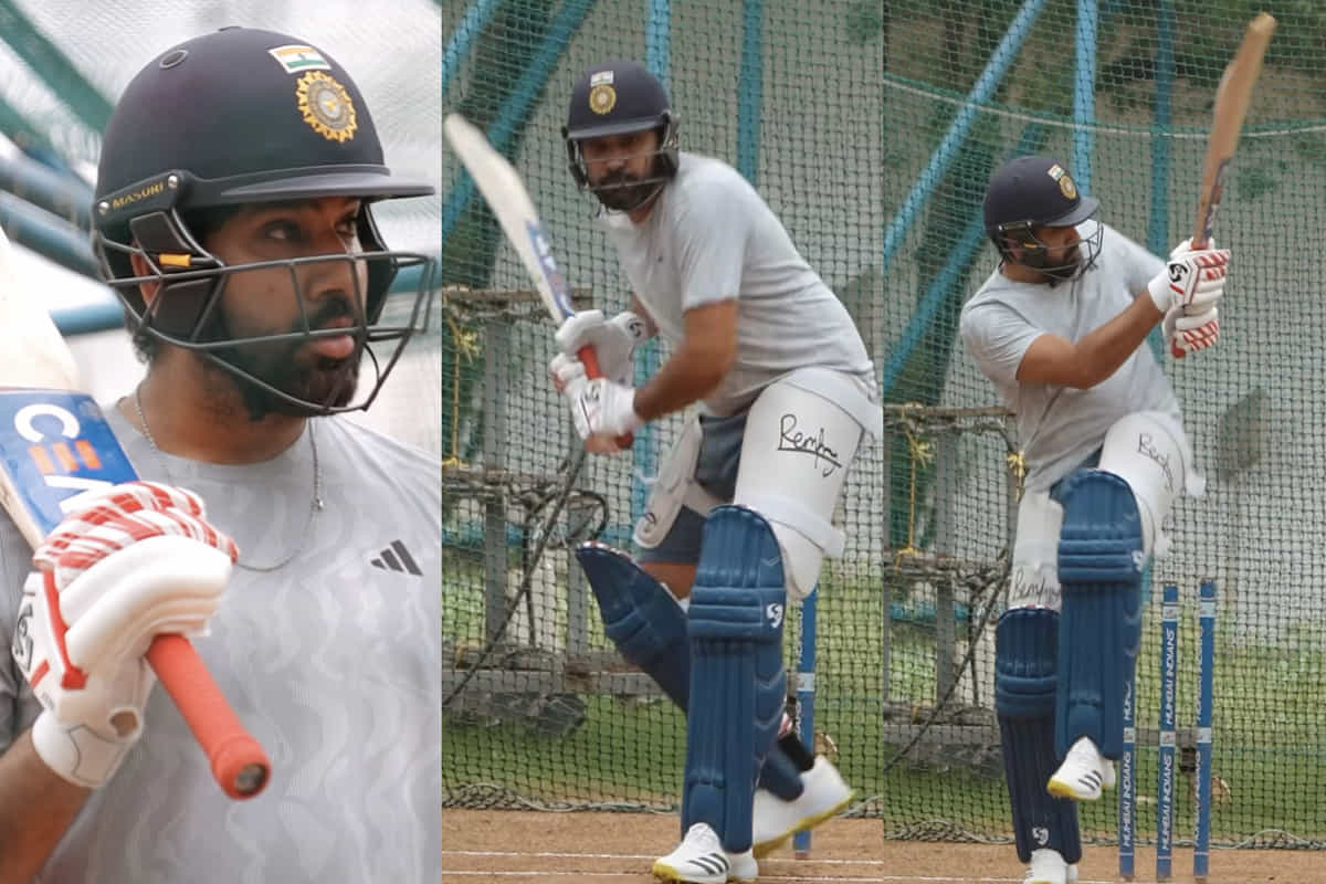Rohit Sharma training