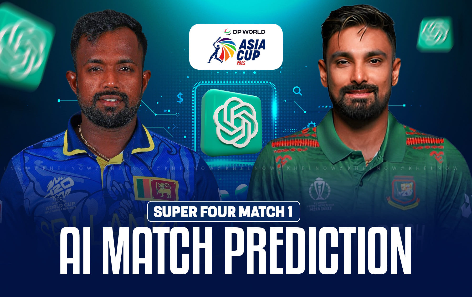 SL vs BAN Match Prediction: Who will win Super Four match 1 of Asia Cup 2025? AI Prediction