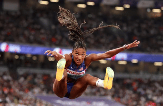 World Athletics Championships 2025: Tara Davis-Woodhall wins long jump gold in Tokyo