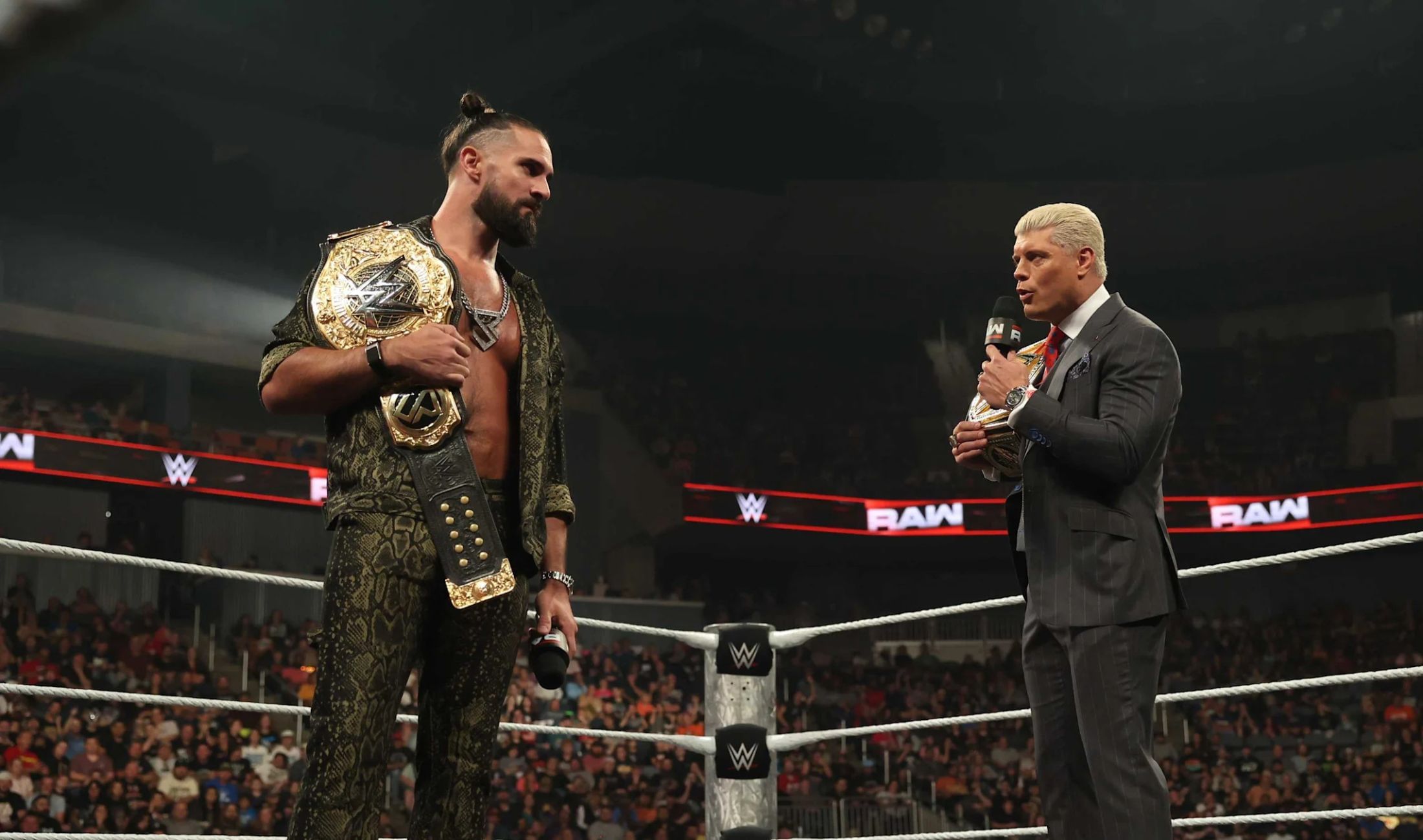 WWE Crown Jewel 2025 Live Results: Cody Rhodes vs Seth Rollins; Roman Reigns in Australian street fight; John Cenas final battle against AJ Styles; Rhea Ripley in action & more