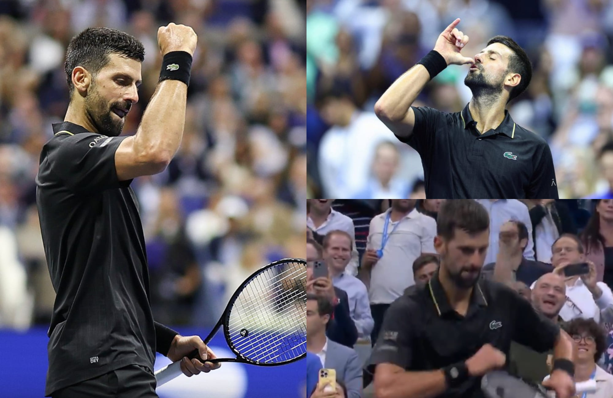Novak Djokovic US Open 2025 dance