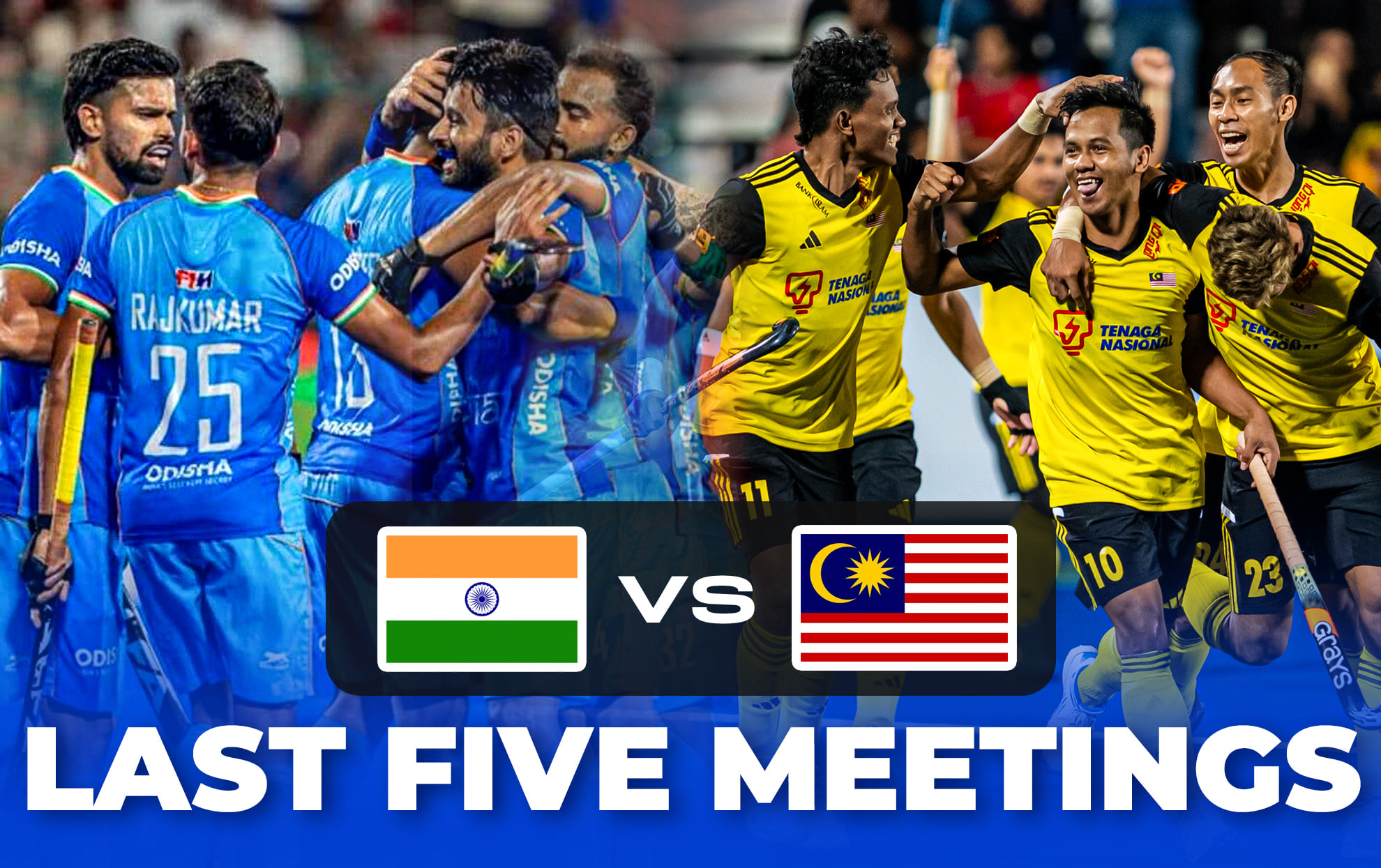 Hockey: India vs Malaysia last five meetings