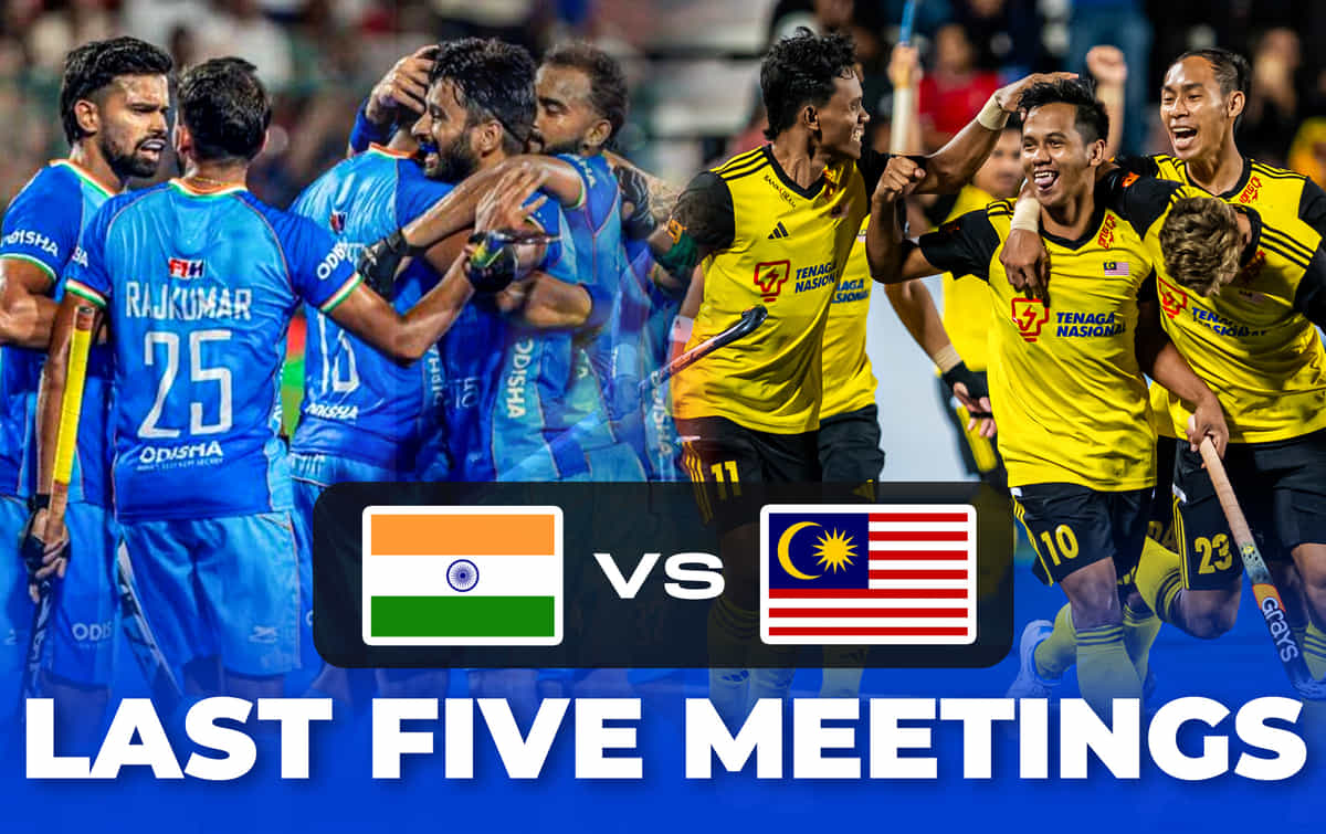 India vs Malaysia Hockey Head To Head