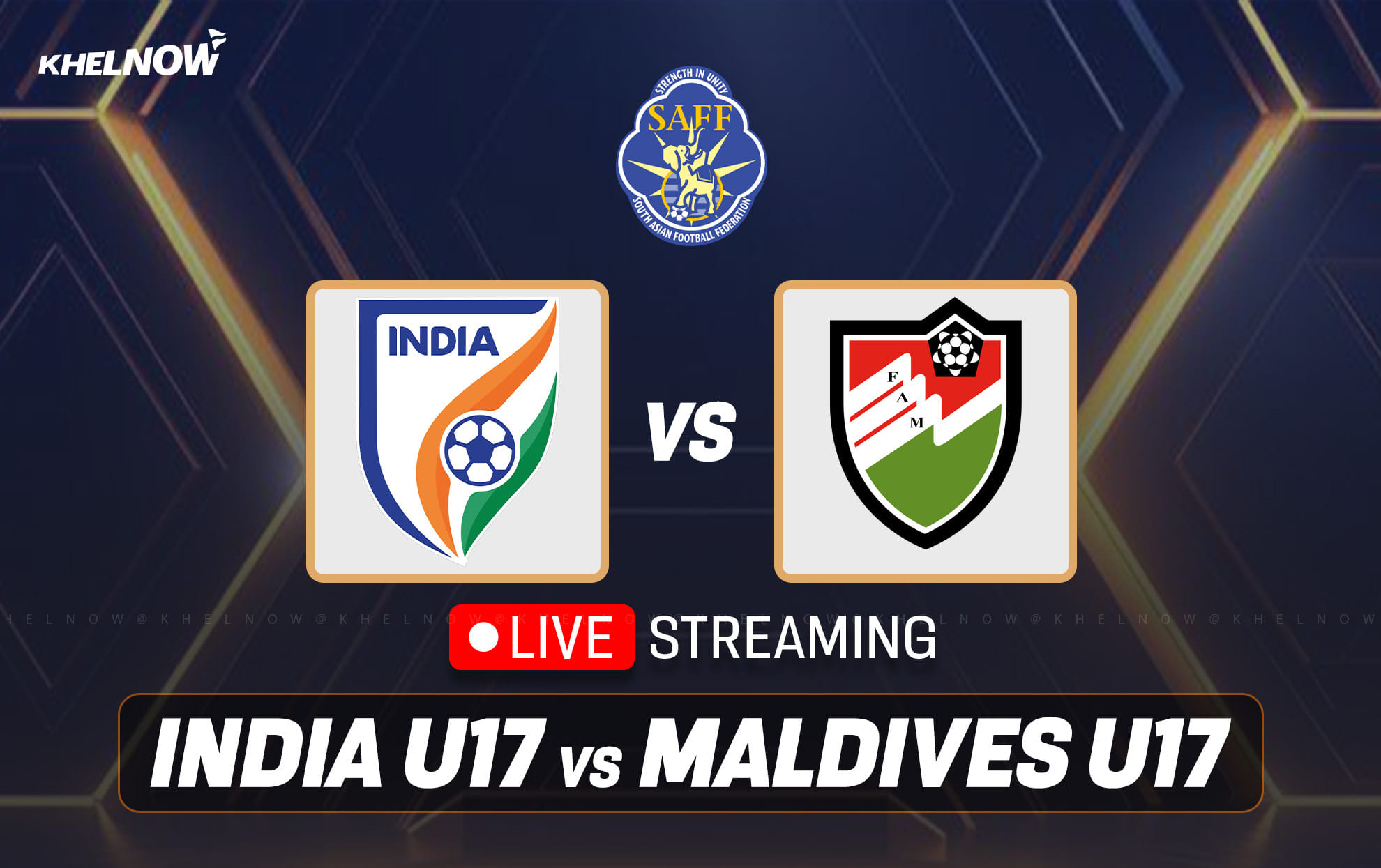 When and how to watch India vs Maldives in SAFF U17 Championship 2025?