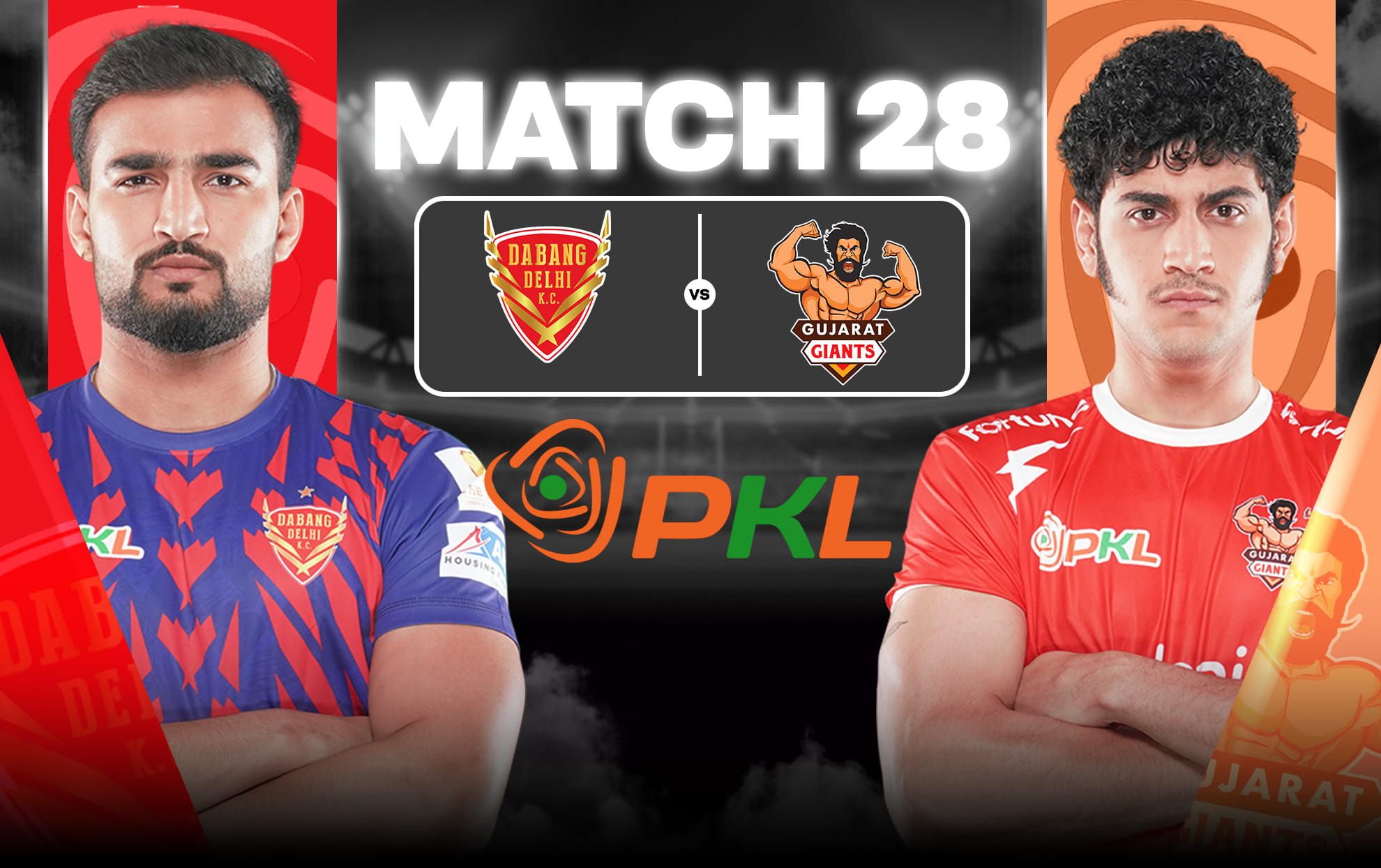 PKL 12: Dabang Delhi vs Gujarat Giants prediction, possible starting 7, head-to-head & free live stream