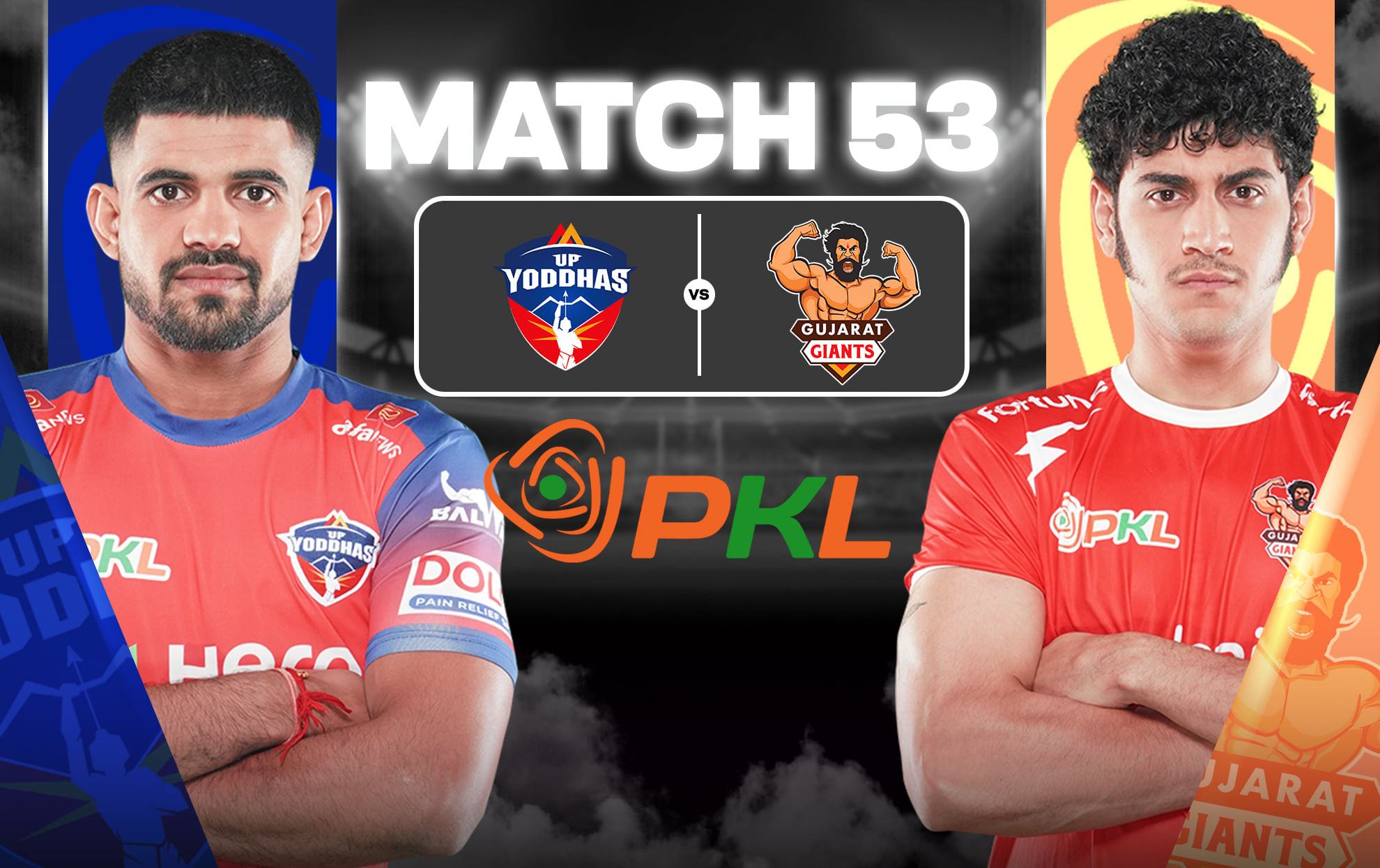 PKL 12: UP Yoddhas vs Gujarat Giants prediction, possible starting 7, head-to-head & free live stream