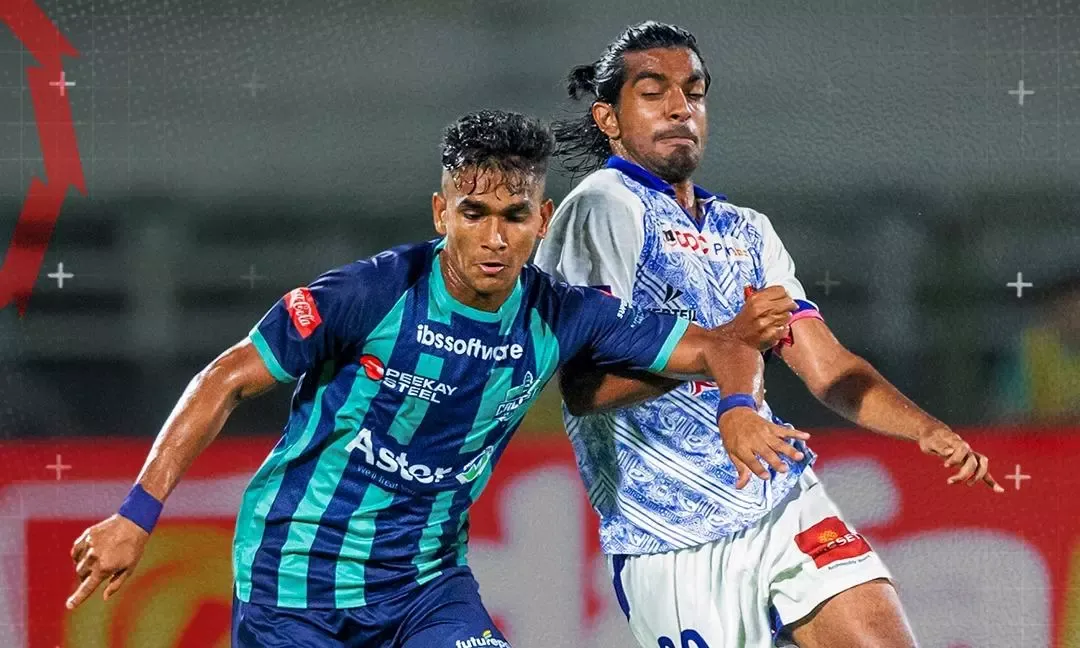 10-man Calicut trap the Warriors to a 1-1 stalemate in the Super League Kerala