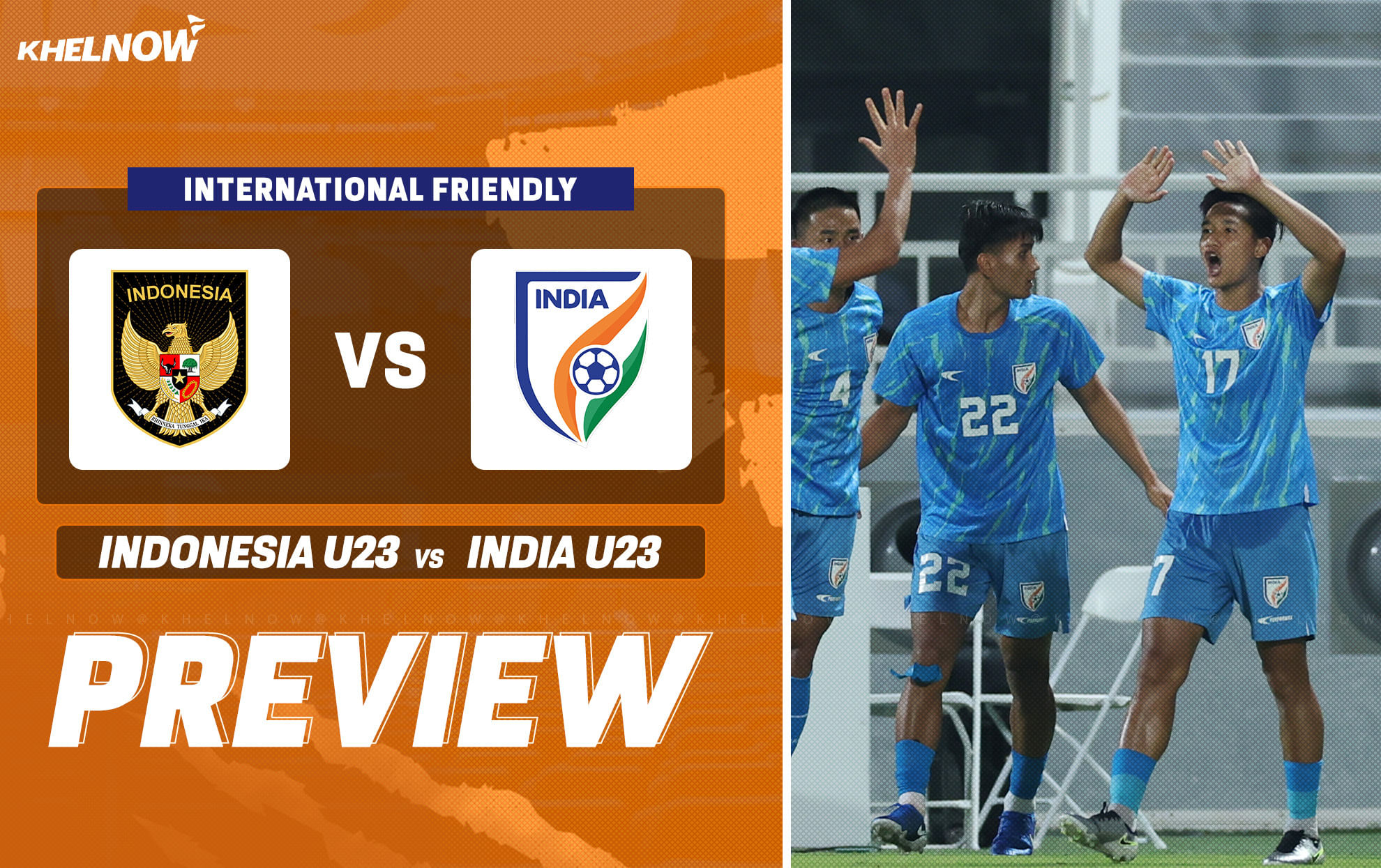 India U23 determined to deliver again as they face Indonesia in second friendly