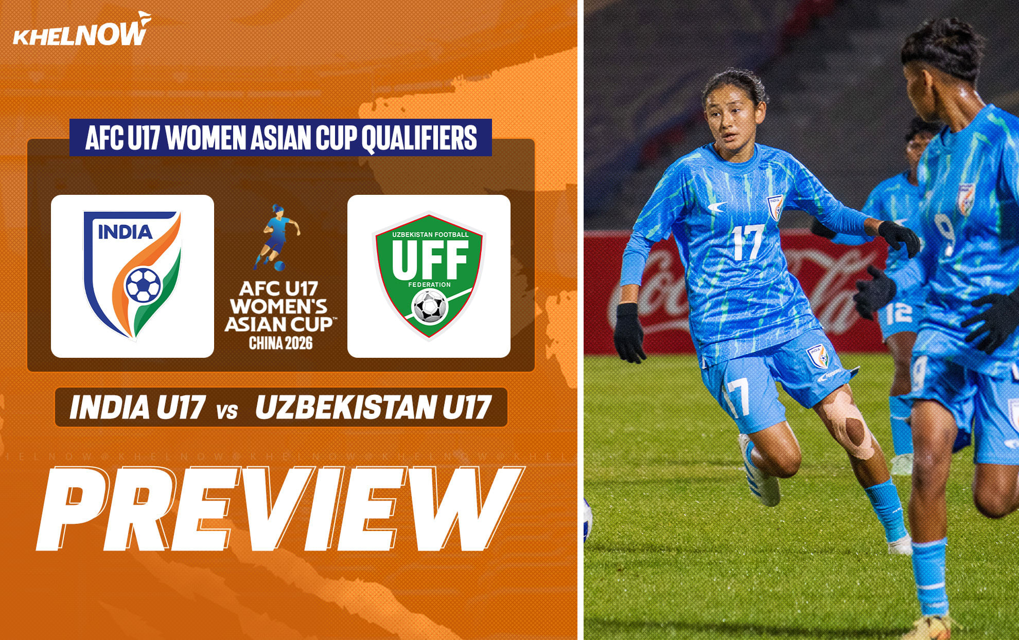 India U17 women's team take on Uzbekistan in crucial AFC U17 Women's Asian Cup Qualifier