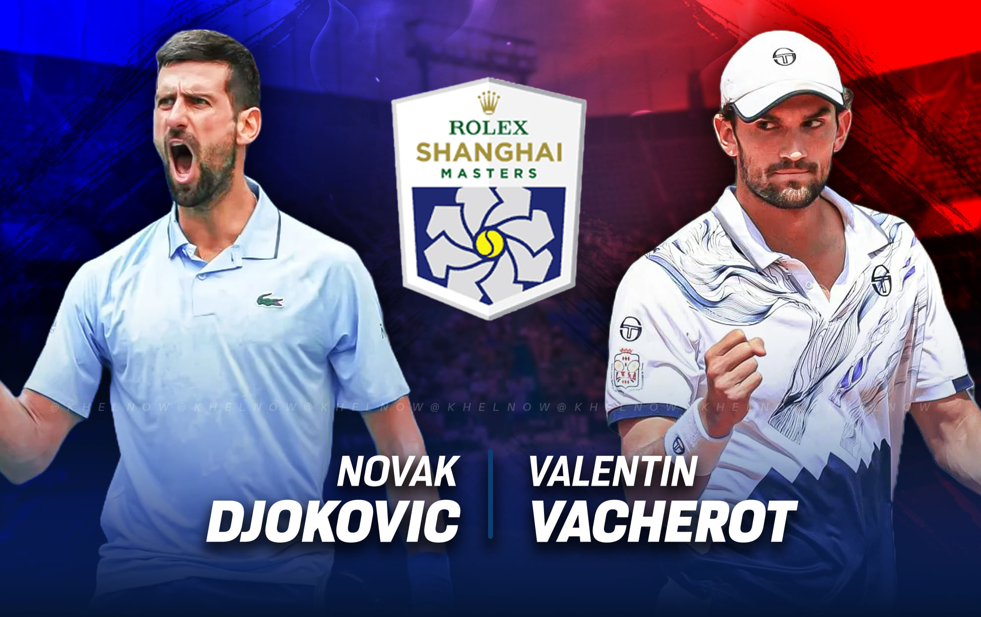 Novak Djokovic vs Valentin Vacherot Shanghai Masters 2025