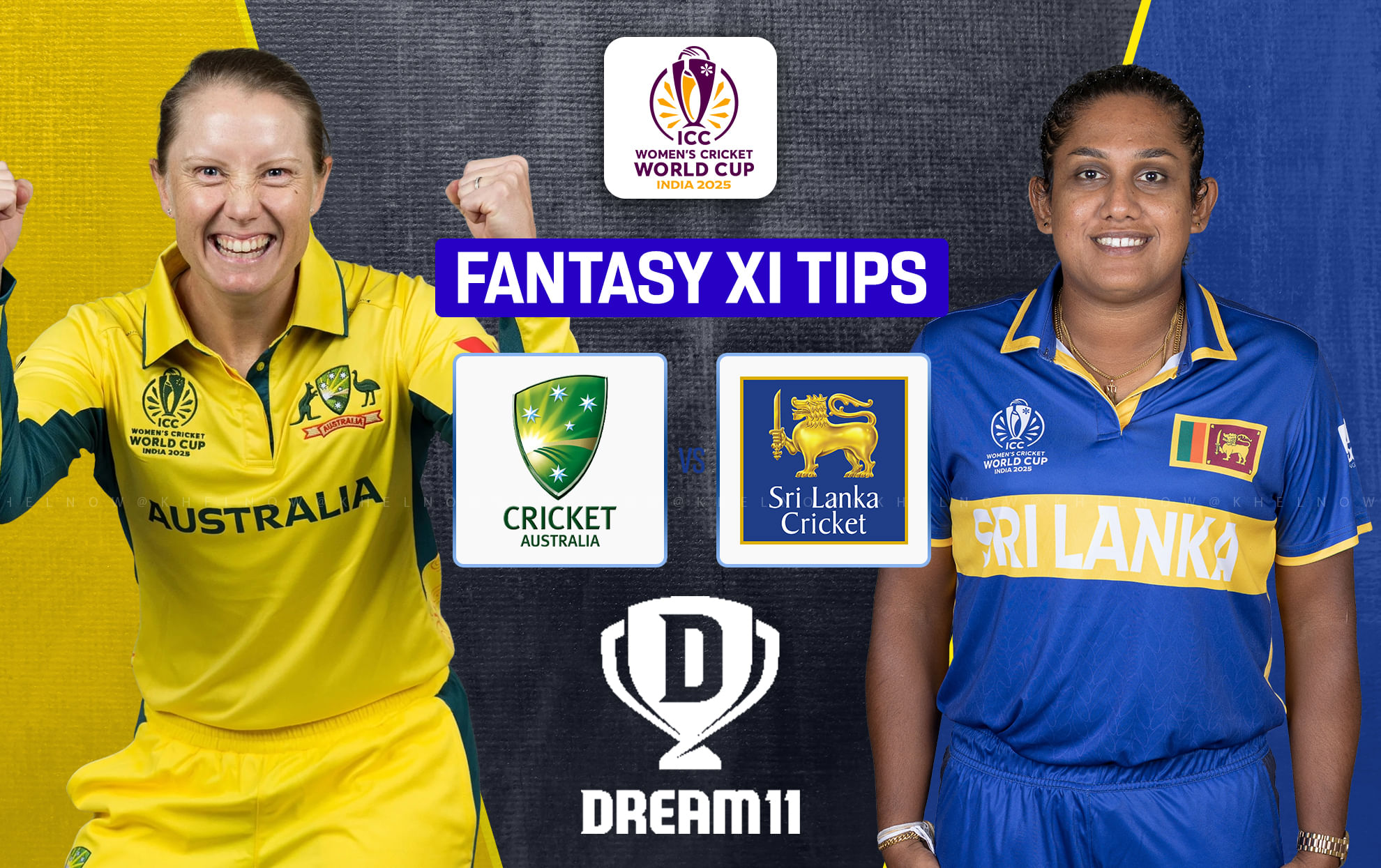 AUS vs SL Dream11 Prediction Today Match 5 ICC Women's Cricket World Cup 2025