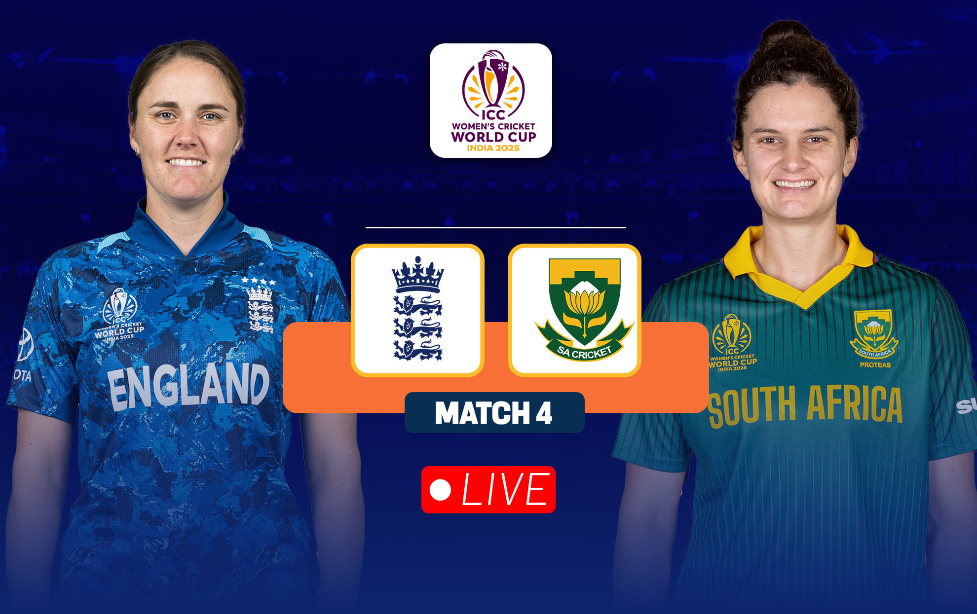 ENG vs SA: Live streaming details, when and where to watch match 4 of ICC Women’s Cricket World Cup 2025