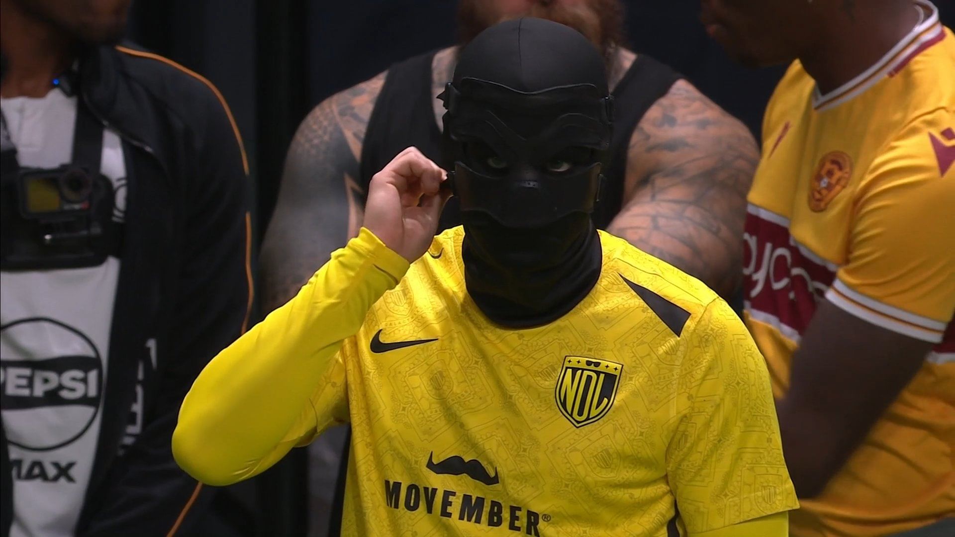 masked Premier League player Baller League UK