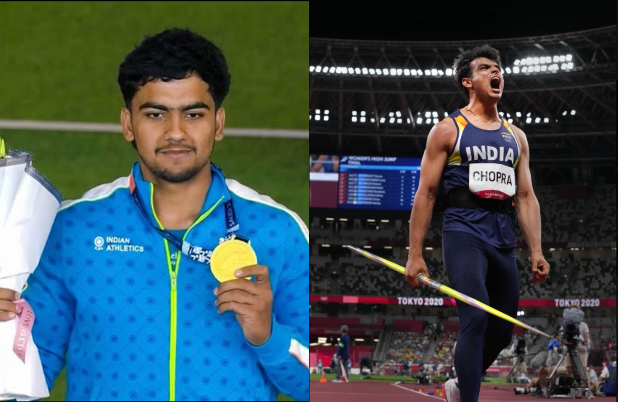 Himanshu Neeraj Chopra Javelin Throw