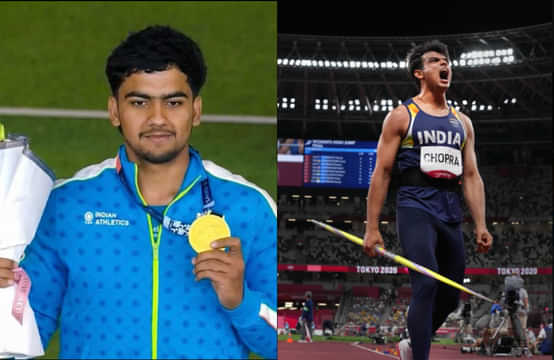 Himanshu Neeraj Chopra Javelin Throw