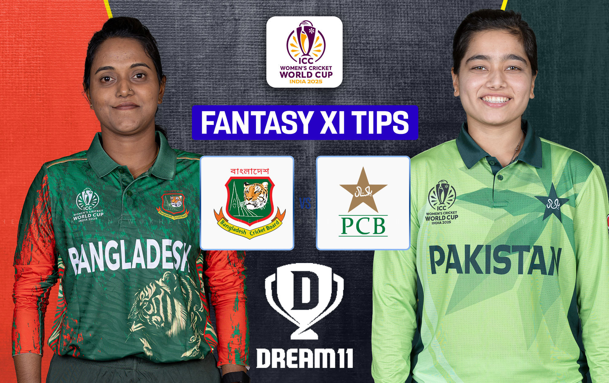 BAN vs PAK Dream11 Prediction, Best Dream11 Playing XI, Today Match 3, ICC Women's Cricket World Cup 2025