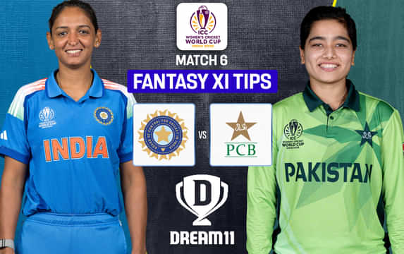 IND vs PAK Dream11 Prediction, Best Dream11 Playing XI, Today Match 6, ICC Women's Cricket World Cup 2025
