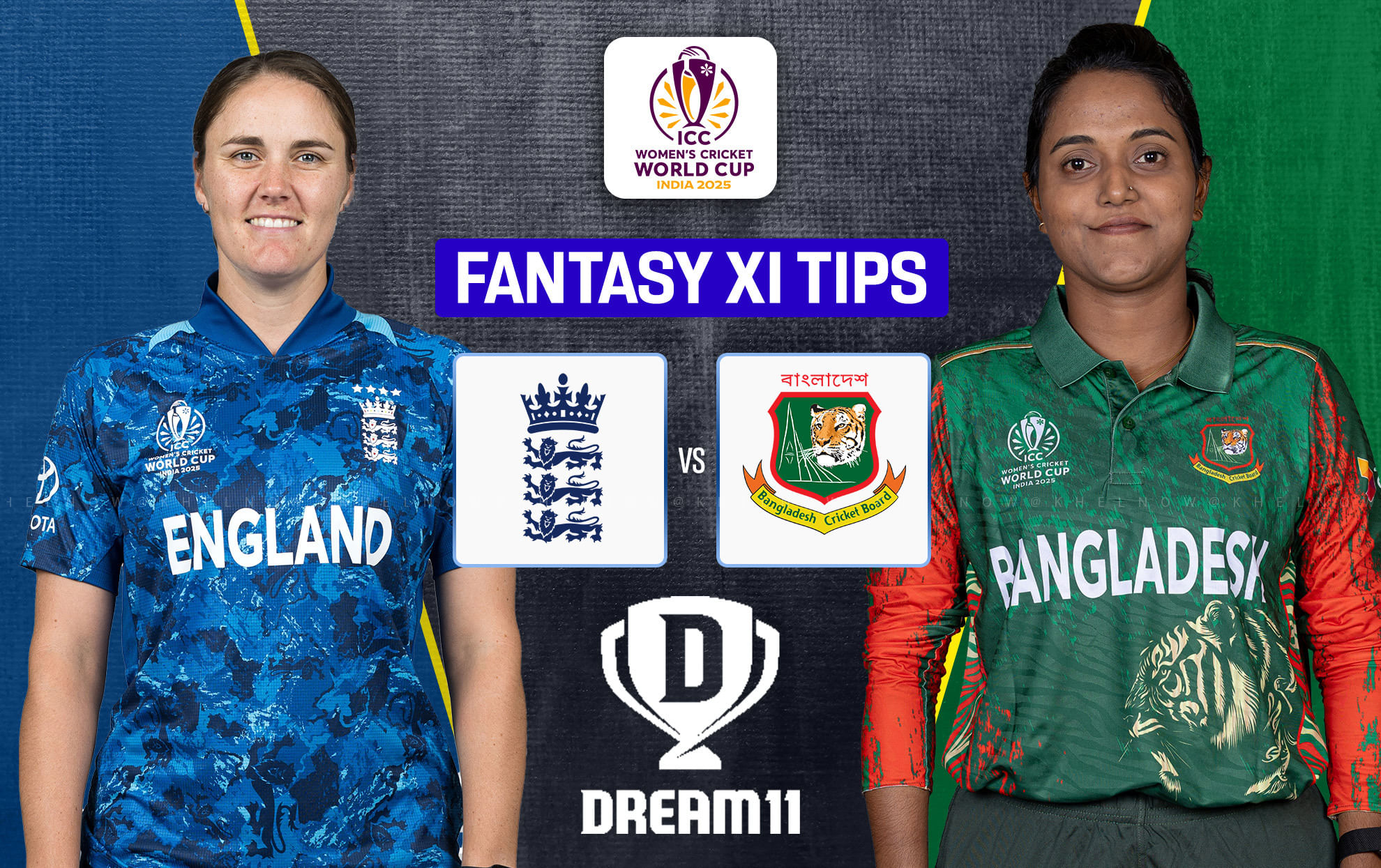 ENG vs BAN Dream11 Prediction, Best Dream11 Playing XI, Today Match 8, ICC Women's Cricket World Cup 2025