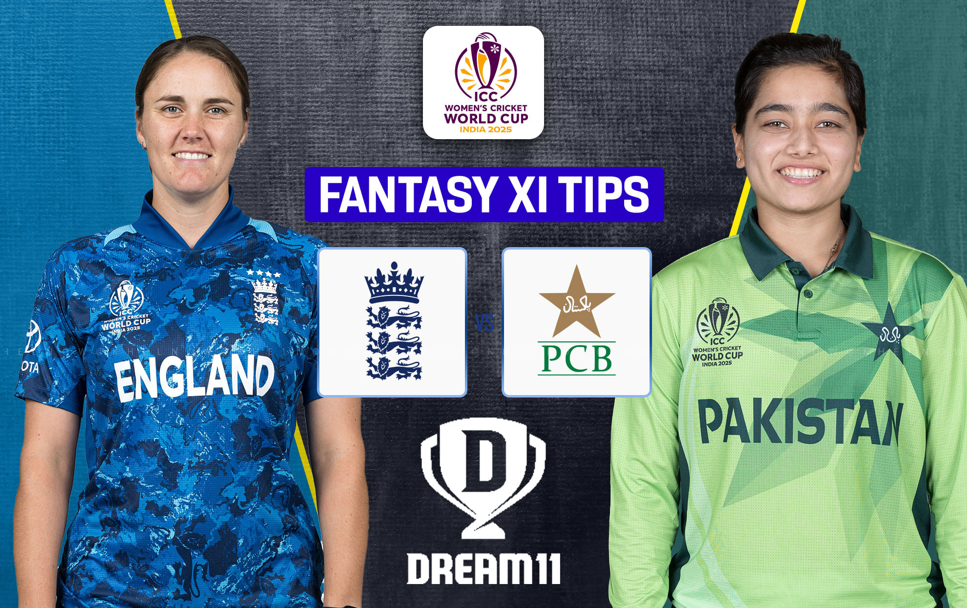 ENG vs PAK Dream11 Prediction, Dream11 Playing XI, Today Match 16, ICC Womens Cricket World Cup 2025