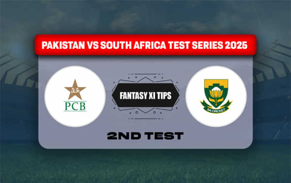 PAK vs SA Dream11 Prediction, Dream11 Playing XI, Today Match 2nd Test, Pakistan vs South Africa Test series 2025