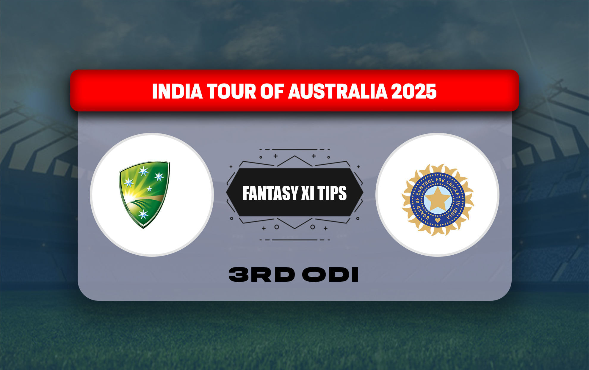 IND vs AUS Dream11 Prediction, Dream11 Playing XI, Today Match 3rd ODI, India's tour of Australia 2025