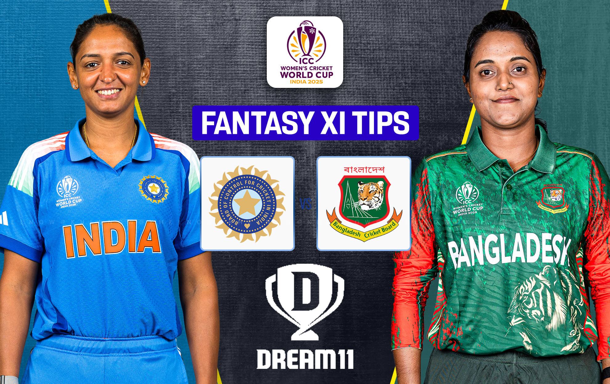 IND vs BAN Dream11 Prediction, Dream11 Playing XI, Today Match 28, ICC Women’s Cricket World Cup 2025