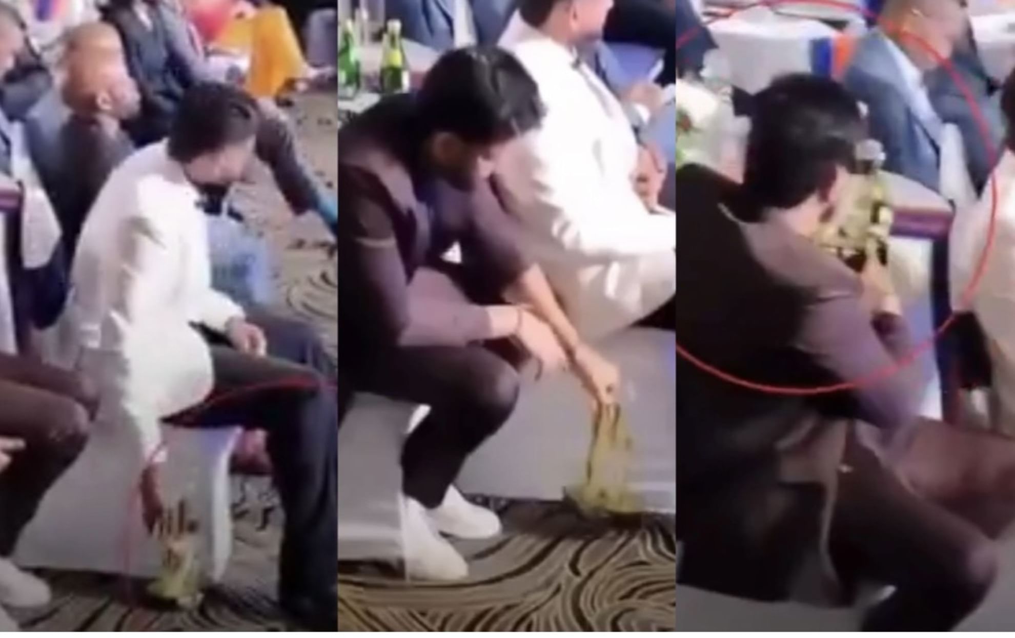 Rohit Sharma gesture towards Shreyas Iyer